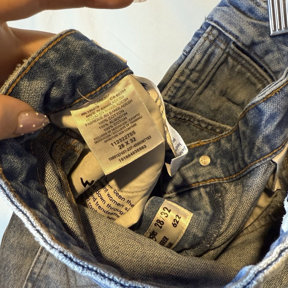 Wrangler Wanderer 622 High Rise Flare Jean Women's 28 (28x32) Denim - Picture 4 of 7